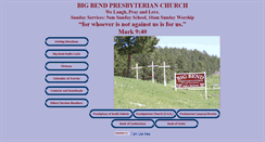 Desktop Screenshot of bigbendchurch.com